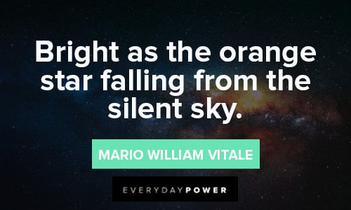 Orange Quotes About Stars