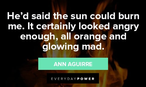 Orange Quotes About Angry Sun