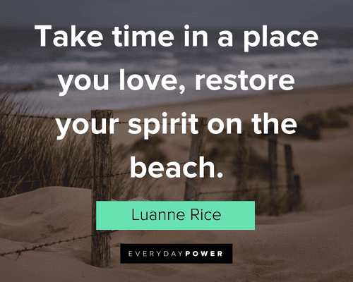 Beach Quotes About Restoring Spirit