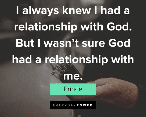 Prince Quotes About God