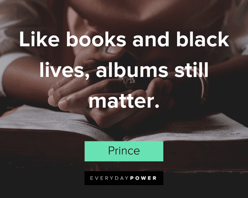 Prince Quotes About Albums