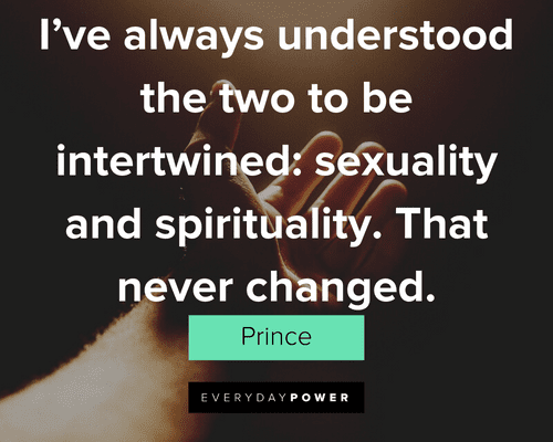 Prince Quotes About Sexuality and Spirituality
