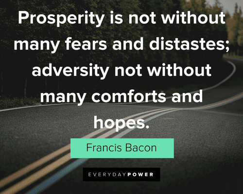Prosperity Quotes about fears
