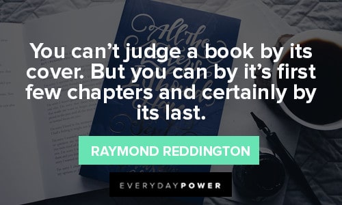 Raymond Reddington Quotes About books