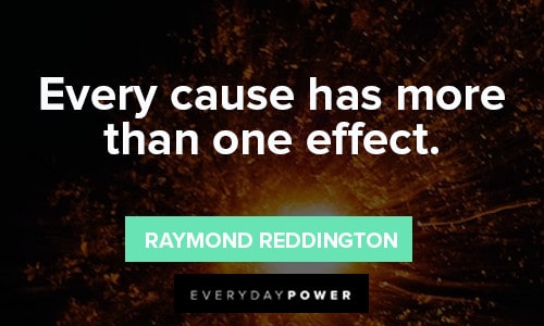 Raymond Reddington Quotes About cause and effect