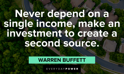 Real estate quotes about diversifying your income
