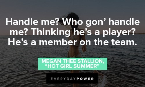 Megan Thee Stallion Quotes About fierce women