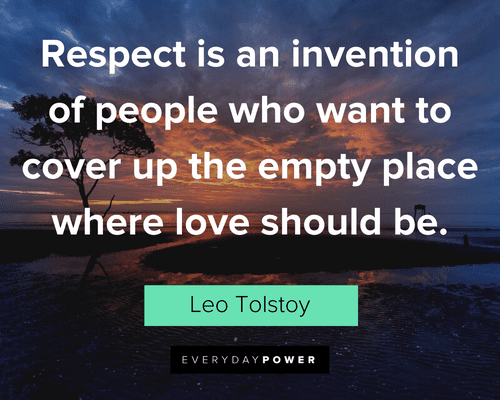 Respect Quotes about love
