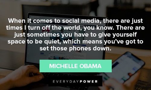 Social Media Quotes About quiet time