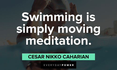 swimming quotes about meditation