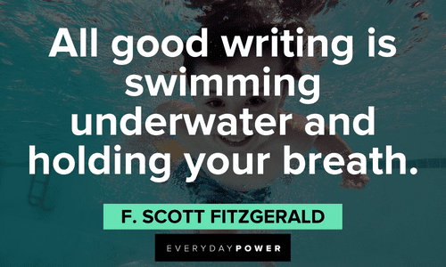 swimming underwater quotes