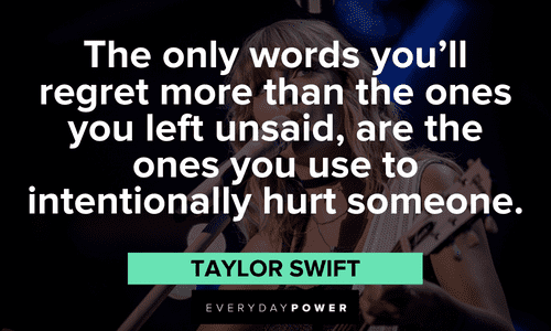 Taylor Swift Quotes about regret