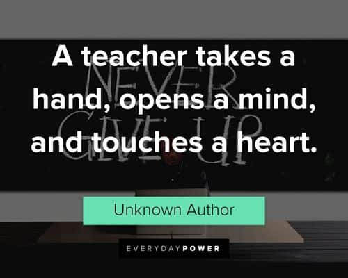 Beautiful Teacher Appreciation Quotes