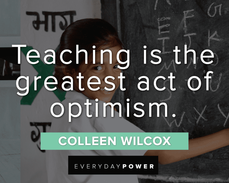 Teacher’s Day Quotes About Optimism