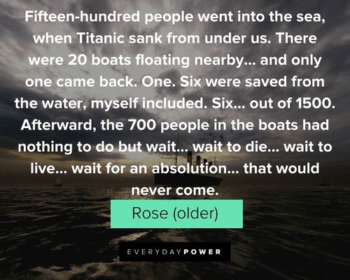Titanic Quotes about surviving
