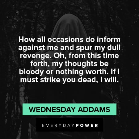 wednesday addams quotes