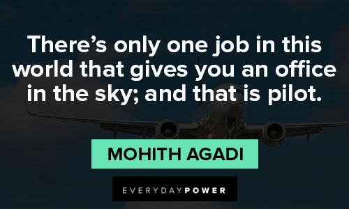 Airplane quotes about sky