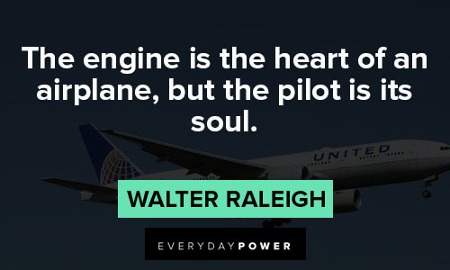 Airplane quotes about the engine