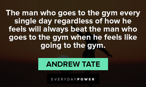 andrew tate quotes about gym