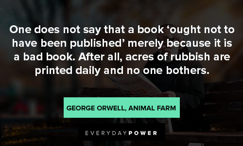 Animal Farm Quotes About Books