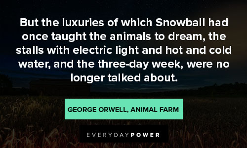 Animal Farm Quotes About Snowball