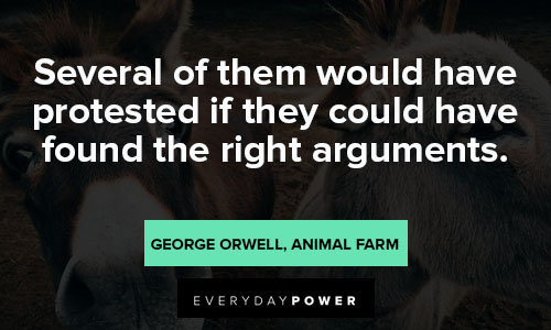 Animal Farm Quotes About Protesting