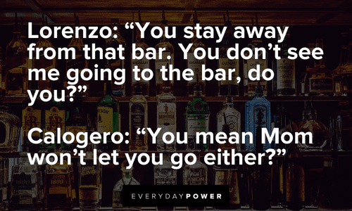A Bronx Tale movie quotes from lorenzo and calogero