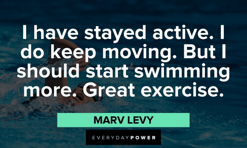 swimming quotes about exercising