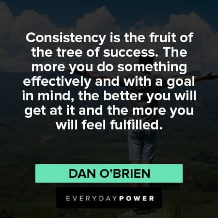 consistency quotes about goal