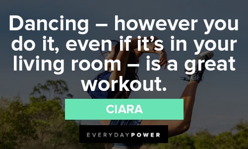dance quotes about workouts