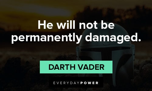 Darth Vader Quotes About Damage