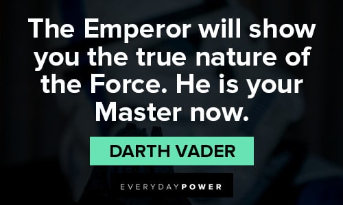 Darth Vader Quotes About Force