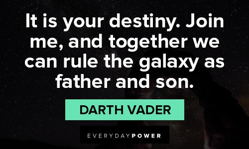 Darth Vader Quotes About Destiny