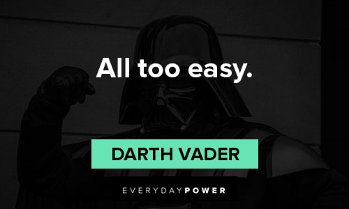 Short Darth Vader Quotes