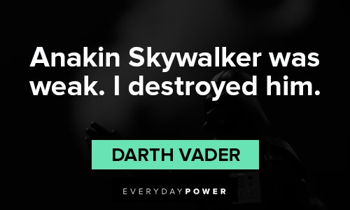 Darth Vader Quotes About Skywalker