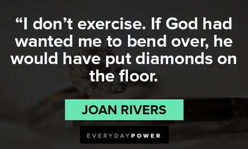 Diamond Quotes About Exercise