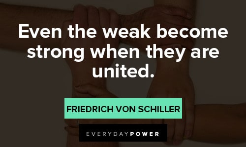 Unity Quotes about weakness