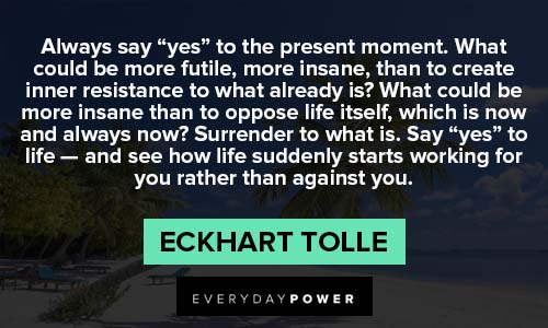 Eckhart Tolle Quotes About Moments