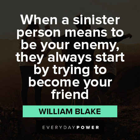 Enemy Quotes about sinister people