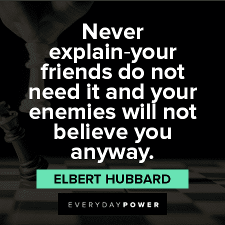 Enemy Quotes about explanations