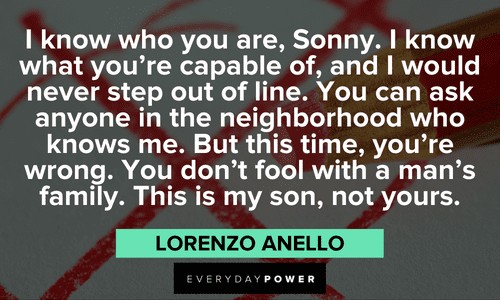 A Bronx Tale movie quotes from lorenzo