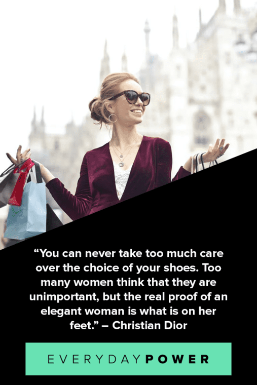 Fashion Quotes About The Choice Of Shoes