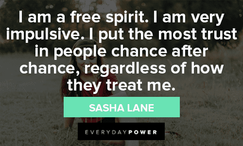 Free Spirit Quotes About Trusting People 