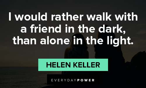 friendship quotes about friend in the dark