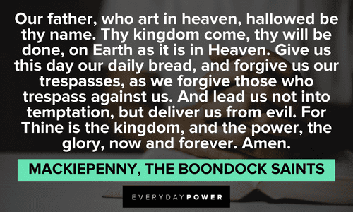 The Boondock Saints quotes from Mackiepenny