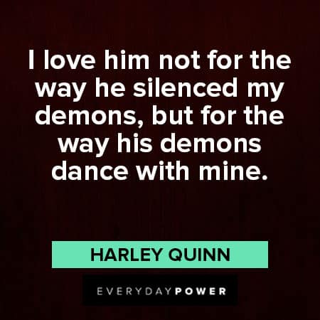 Harley Quinn quotes about demons