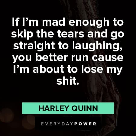 Harley Quinn quotes about madness