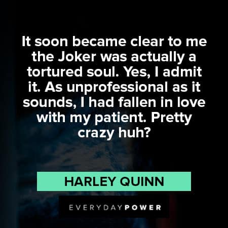 Harley Quinn quotes about falling in love