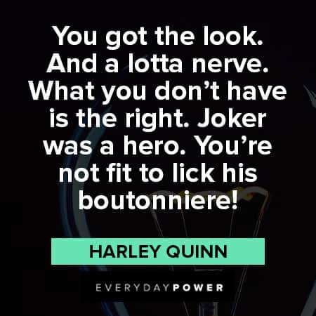 Daring Harley Quinn quotes