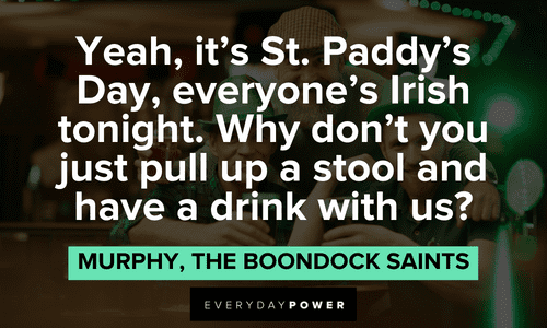 The Boondock Saints quotes about st paddy's day